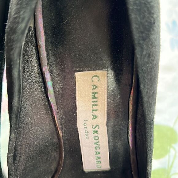 Camilla Skovgaard Platform Heels Suede Iridescent - Picture 9 of 15